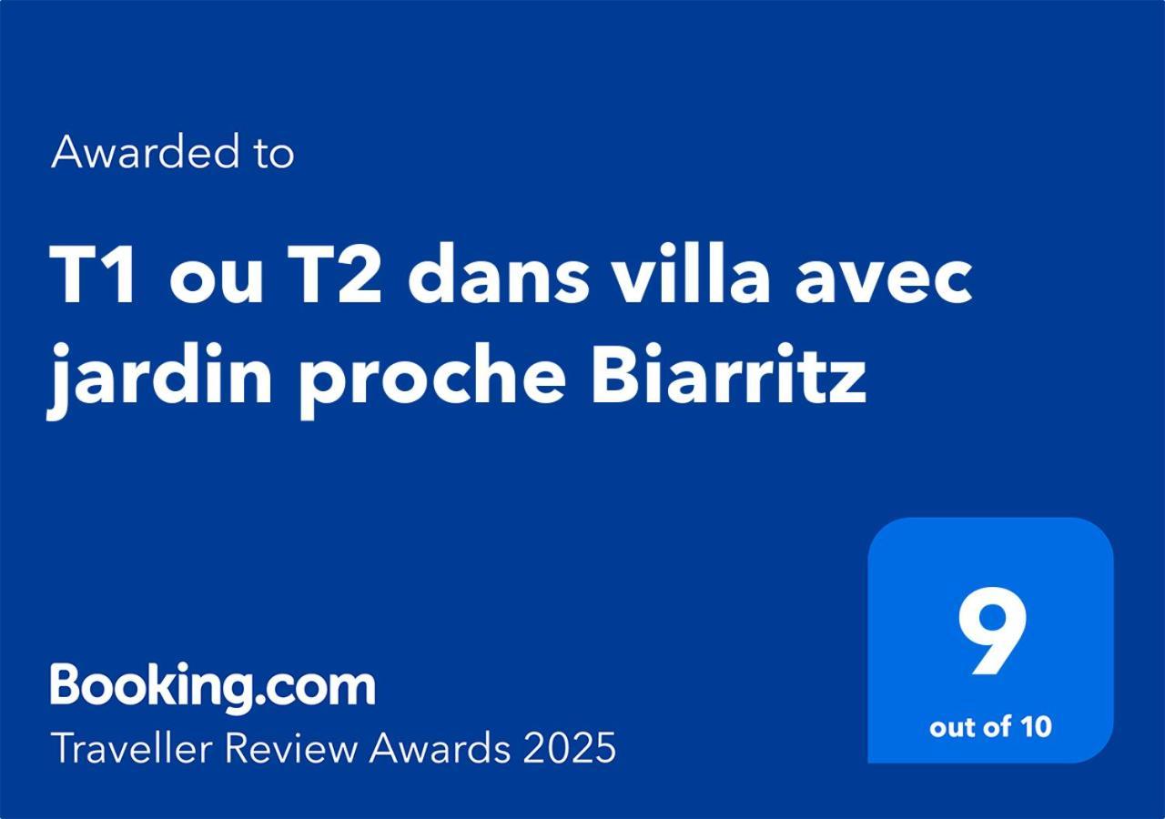 T1 Ou T2 Dans Villa Avec Jardin Proche Biarritz Anglet Zewnętrze zdjęcie